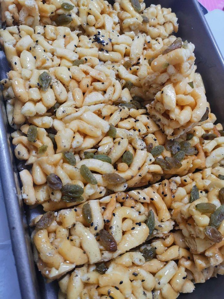 松软的鸡蛋沙琪玛