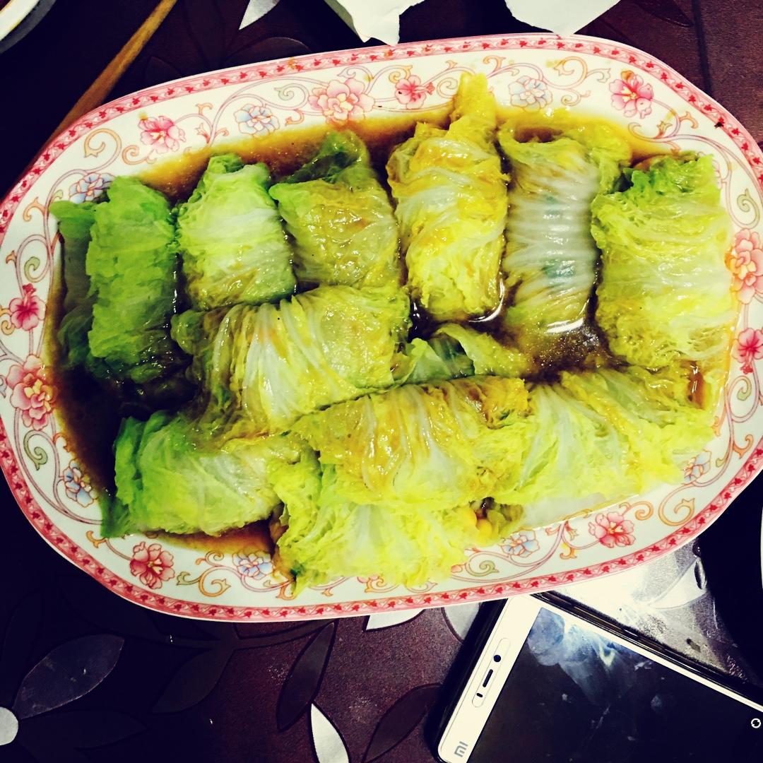 肉沫白菜卷