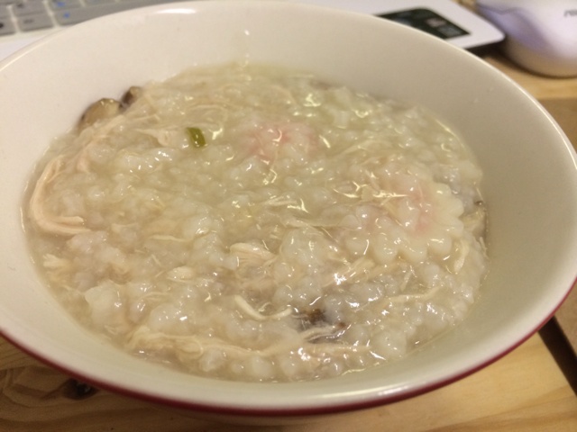 香菇鸡肉粥