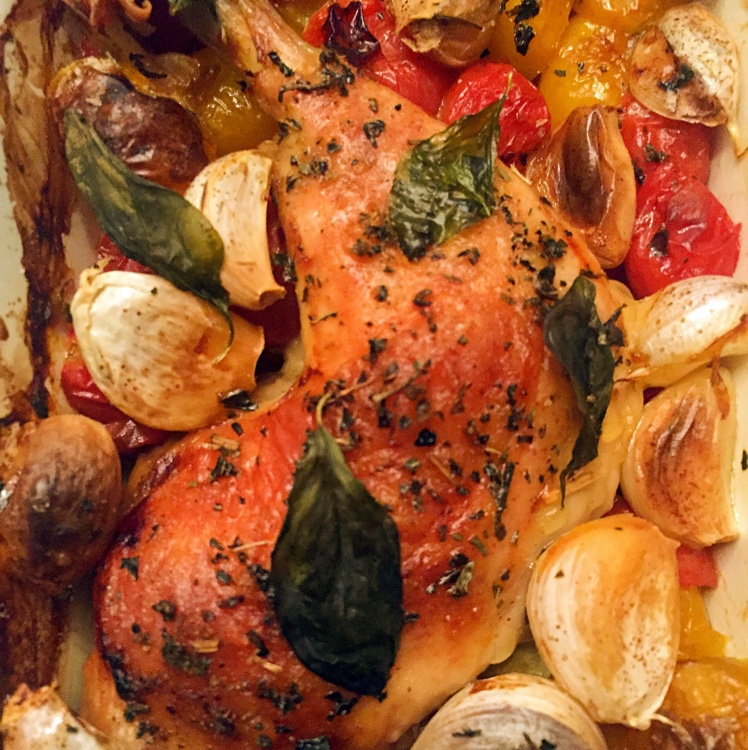 番茄大蒜香草烤鸡腿（庄祖宜）