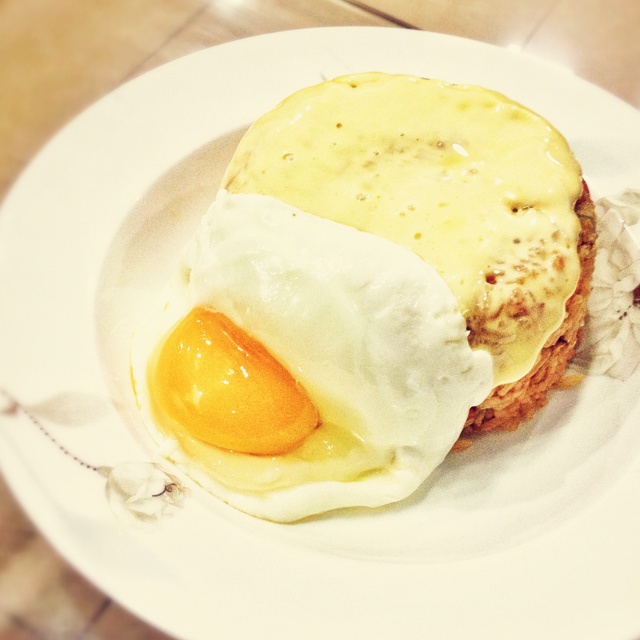 芝士辣白菜炒饭