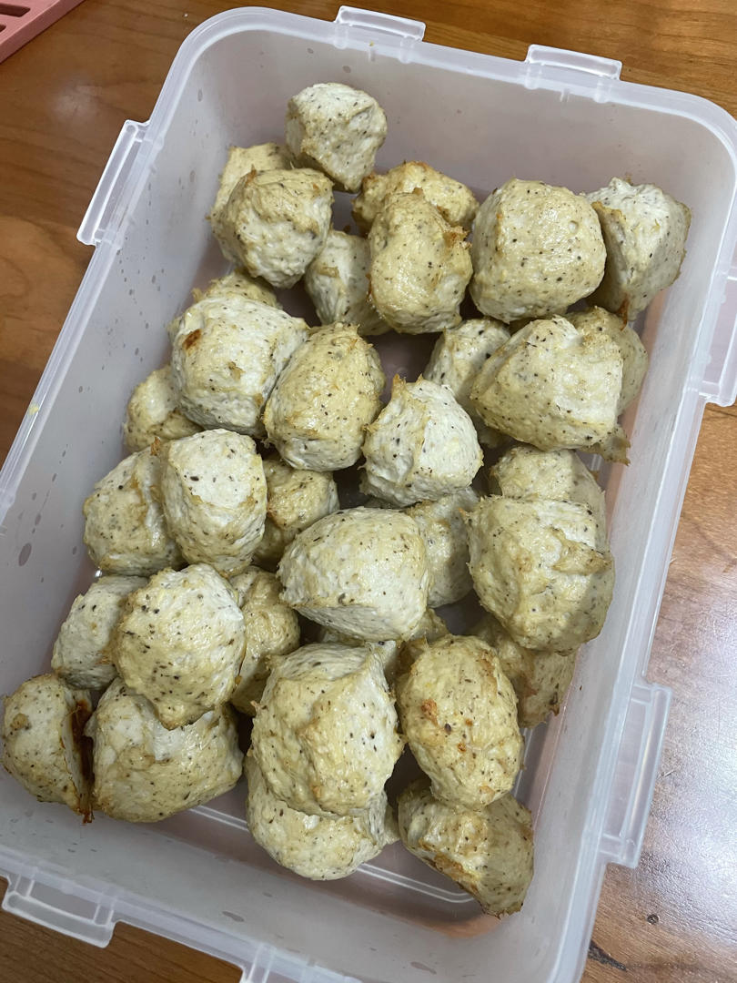香菇鸡肉丸（健身必备）