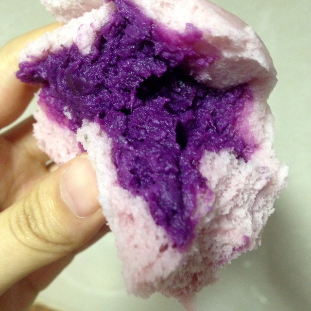 香甜紫薯包