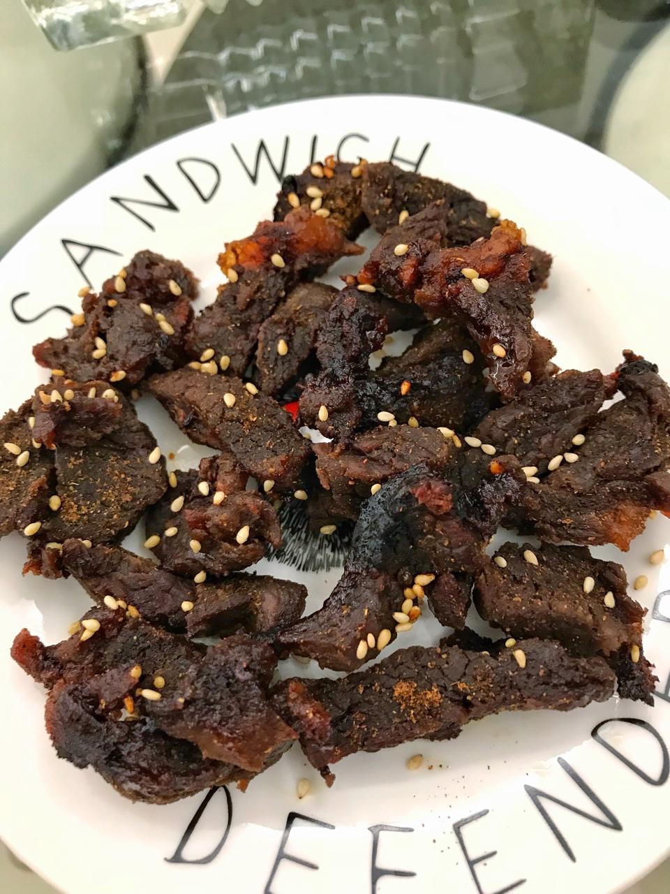 懒人版微波牛肉干