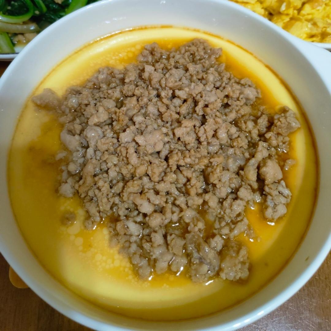 比布丁还要嫩，老少皆宜的肉沫蒸蛋