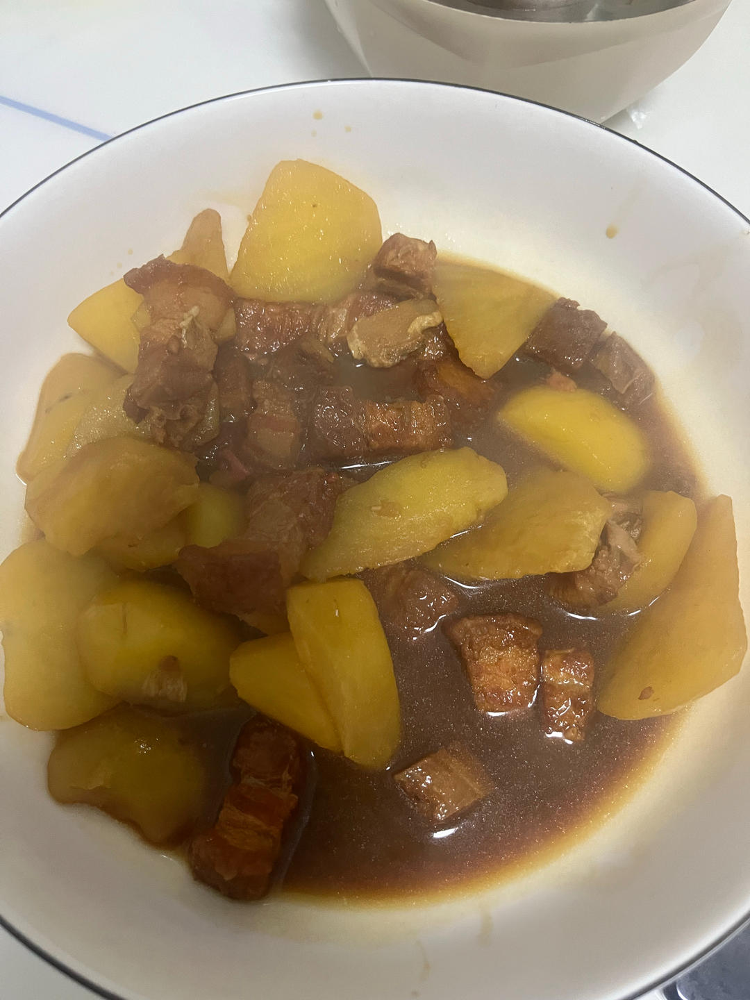 红烧肉炖土豆（丝毫不腻）