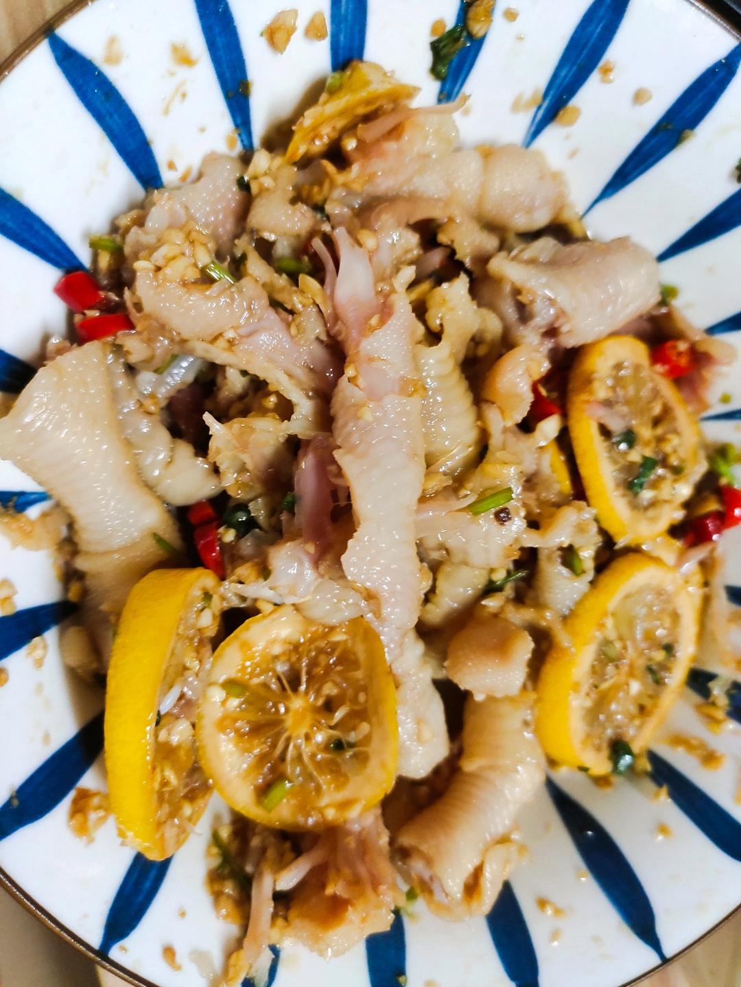 超简单的柠檬无骨鸡爪