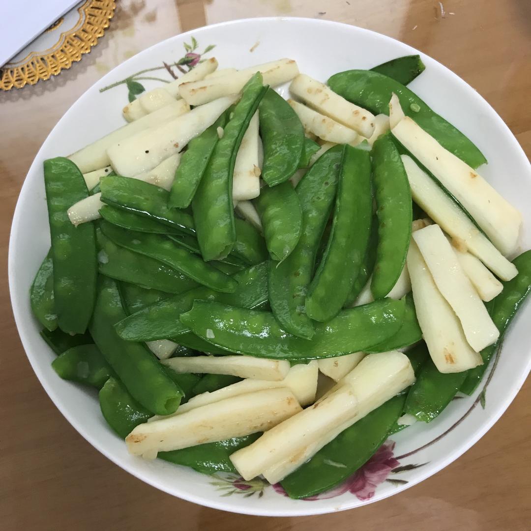 清炒山药荷兰豆