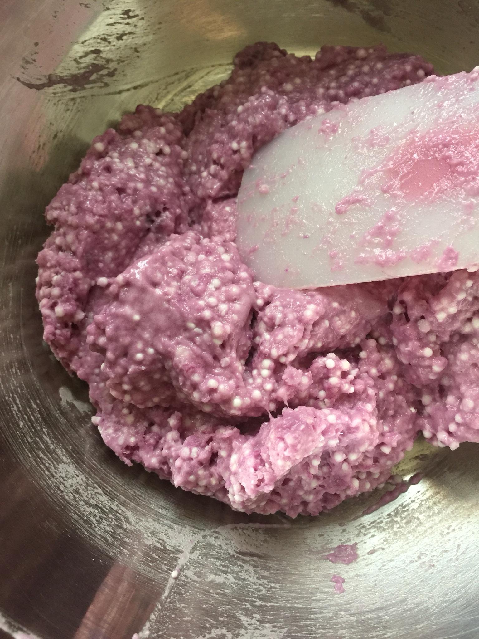 紫薯西米发糕的做法 步骤3