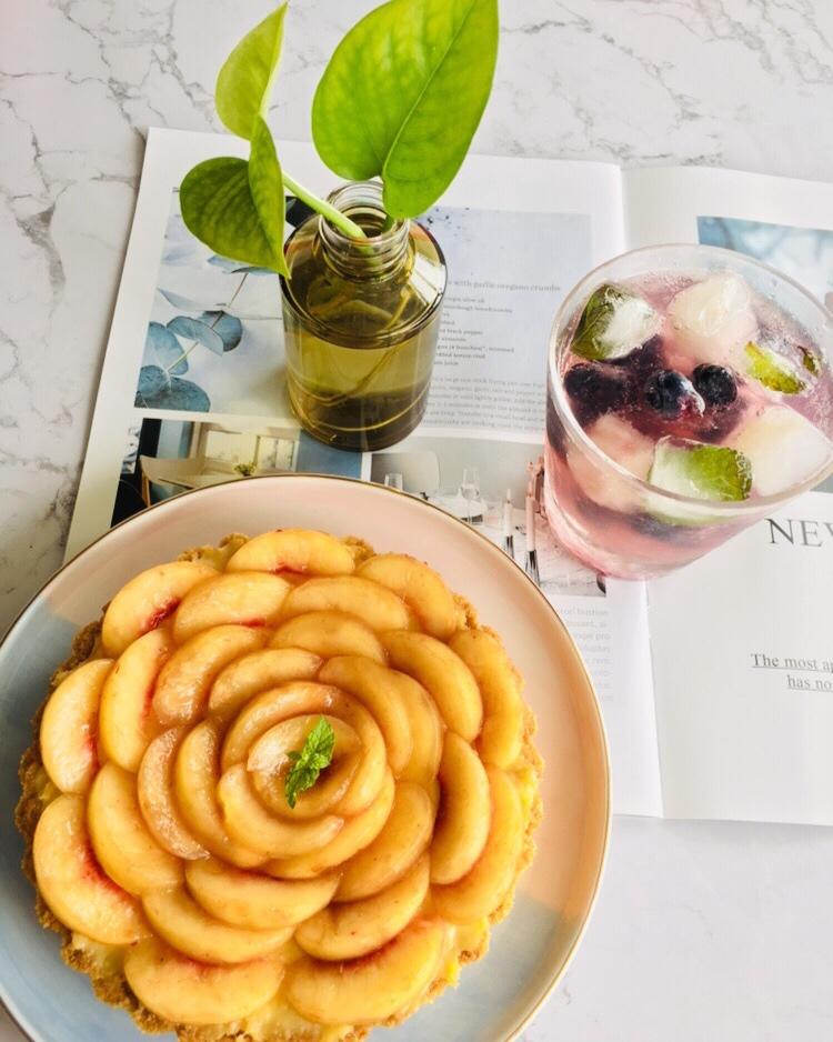 网红蜜桃奶酪派