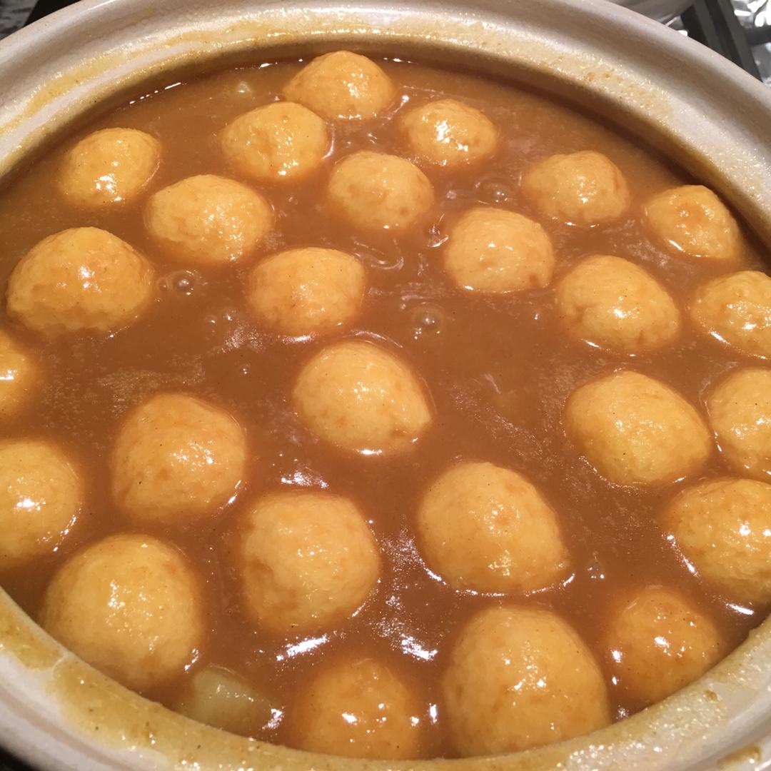 咖喱鱼蛋