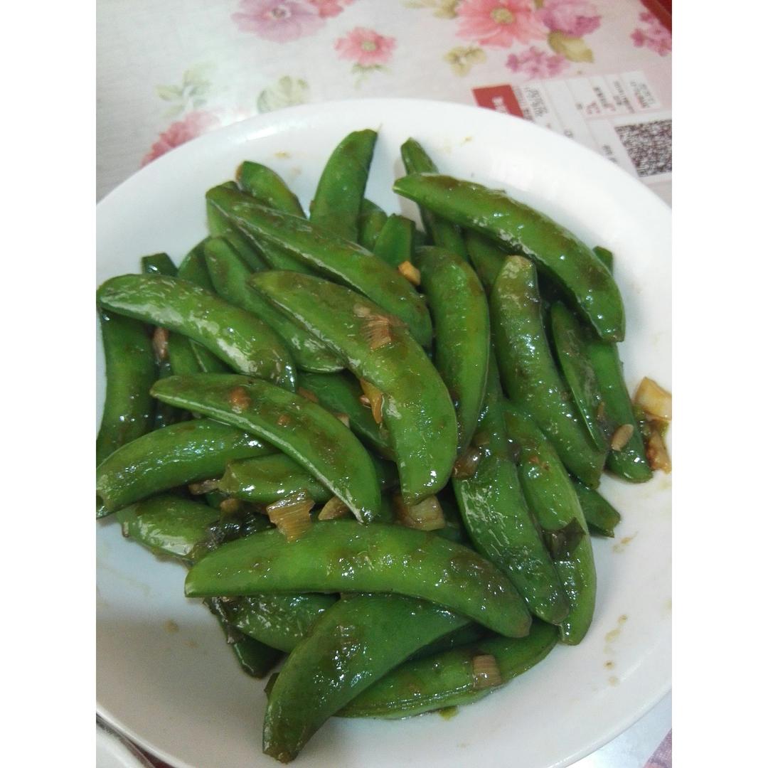蒜香豌豆荚