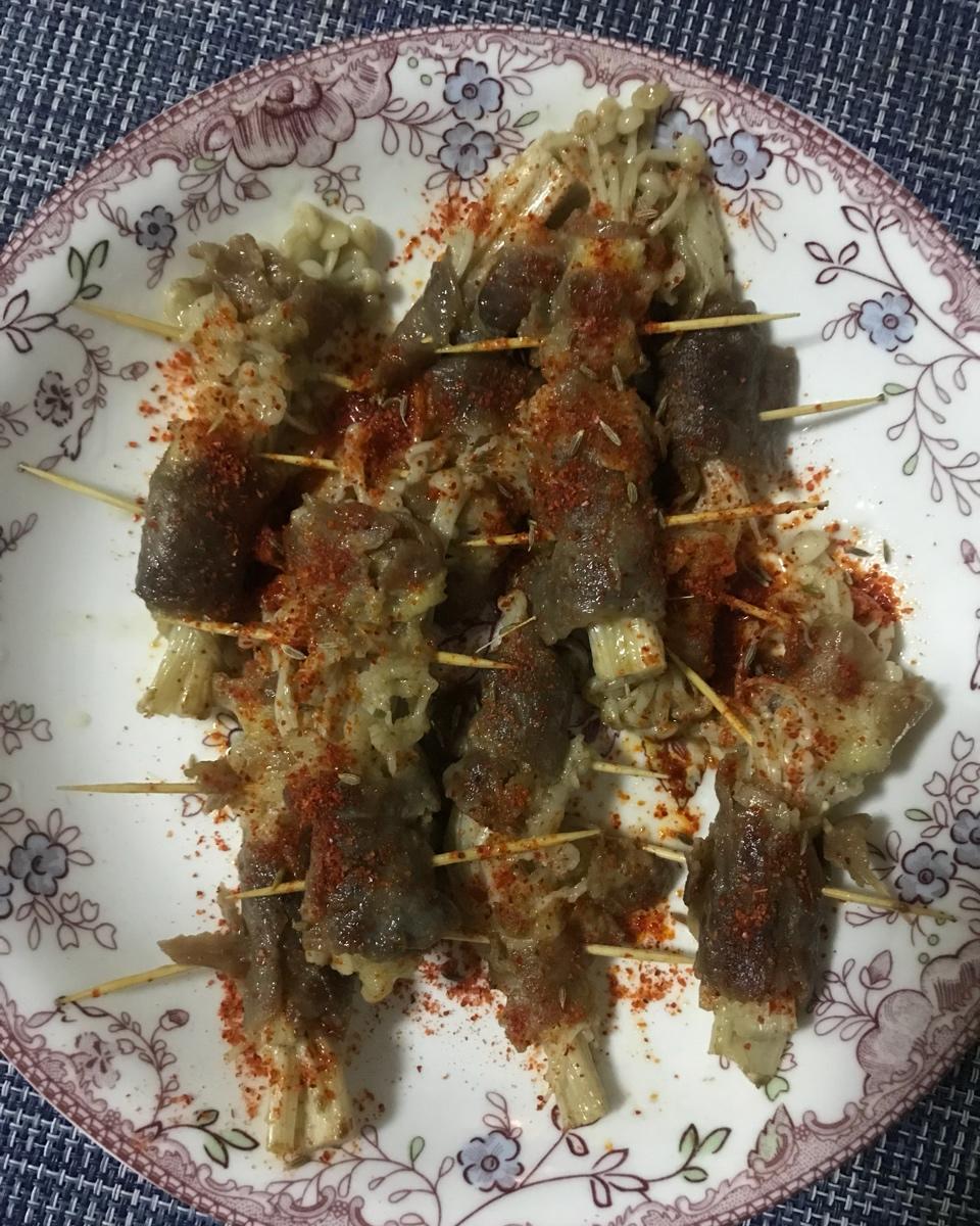 香煎肥牛金针菇卷（韩式）