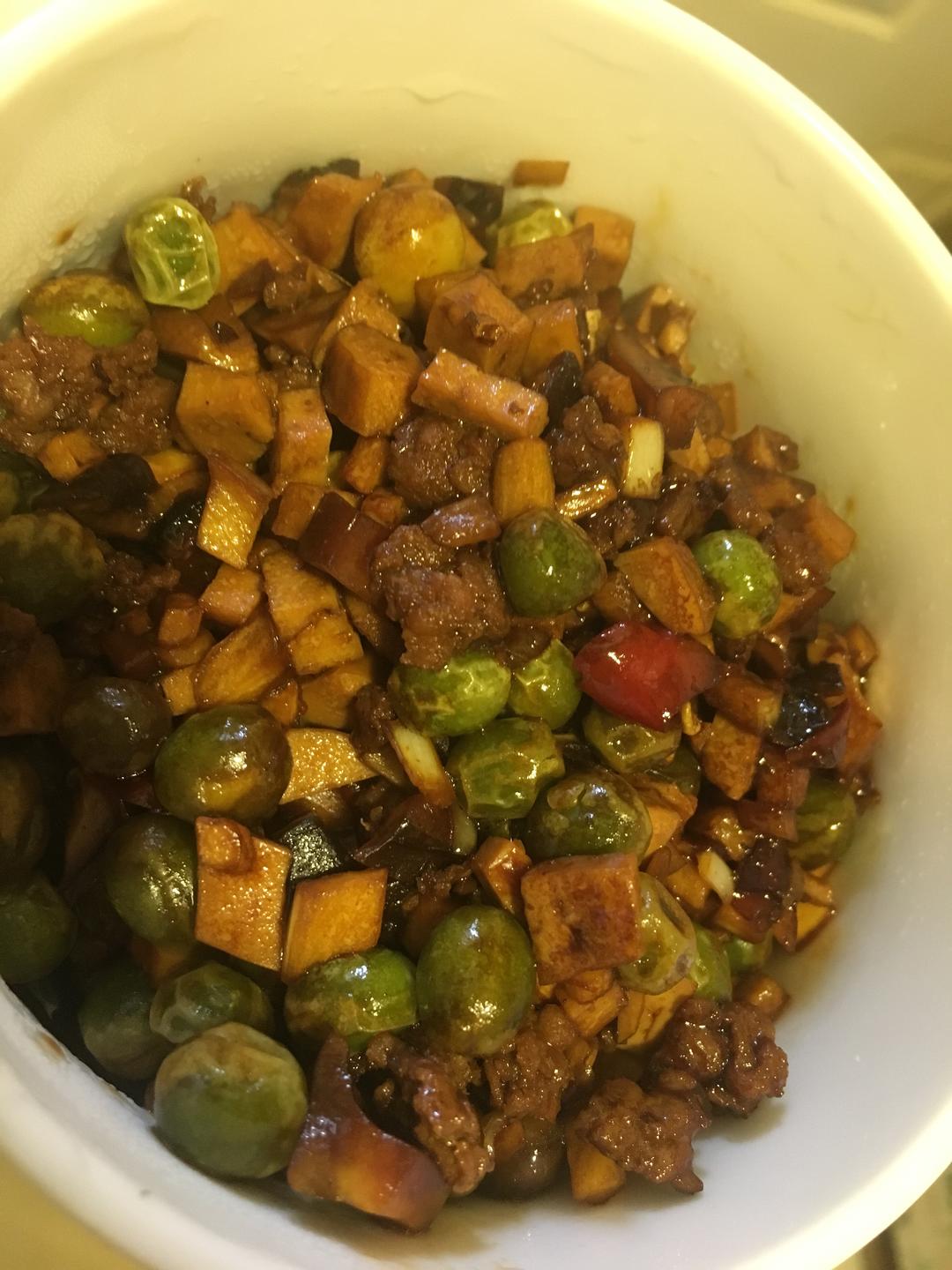 超级下饭菜，肉沫香菇茭白豆腐干酱丁
