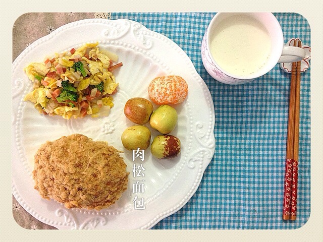 肉松面包