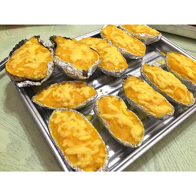 芝士奶油焗红薯