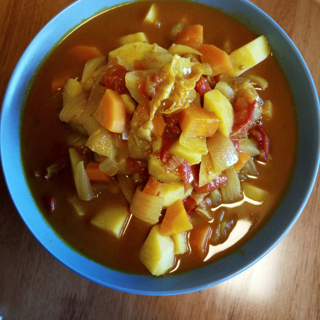 支坞昂做的番茄咖喱