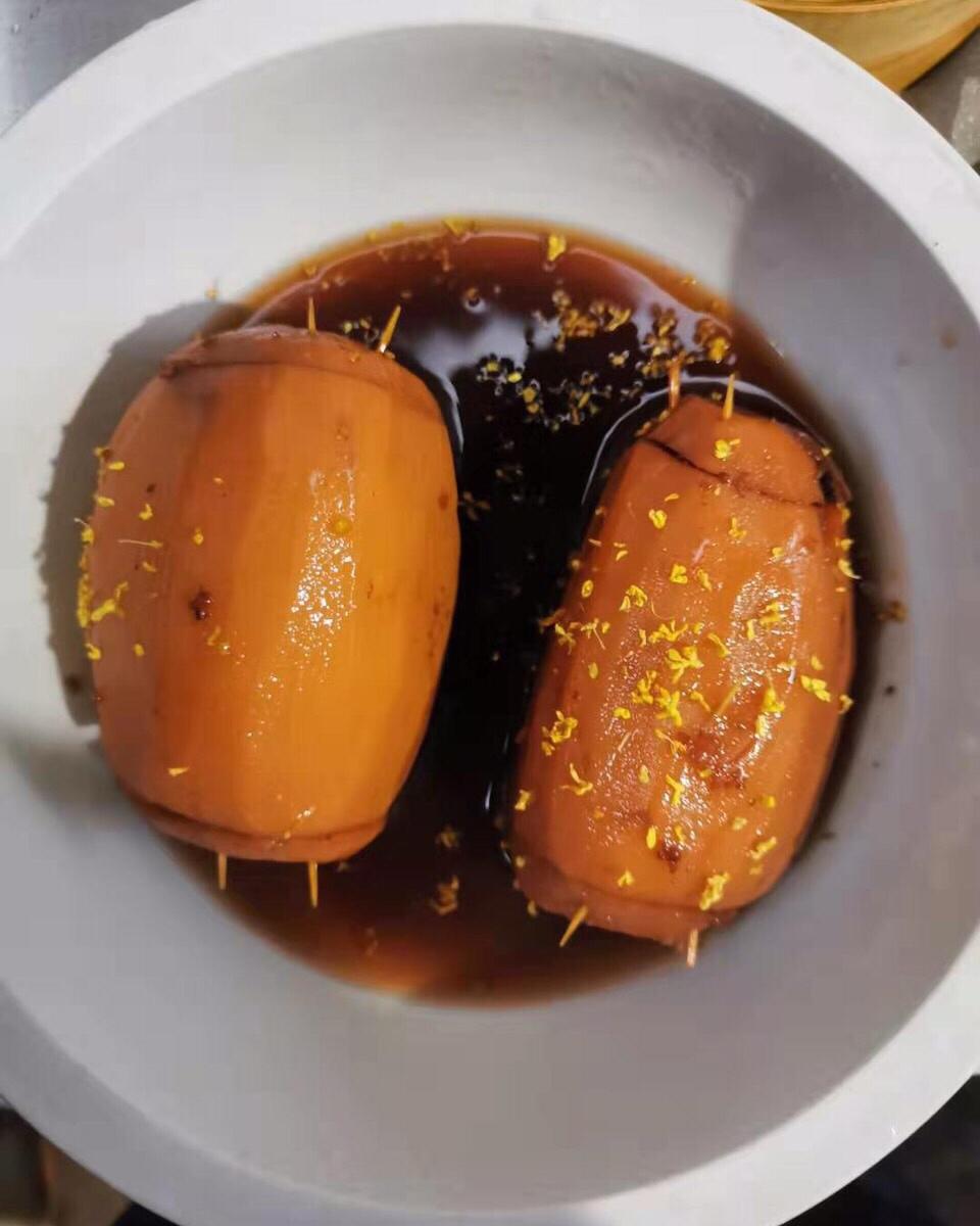 桂花糯米藕年菜必备