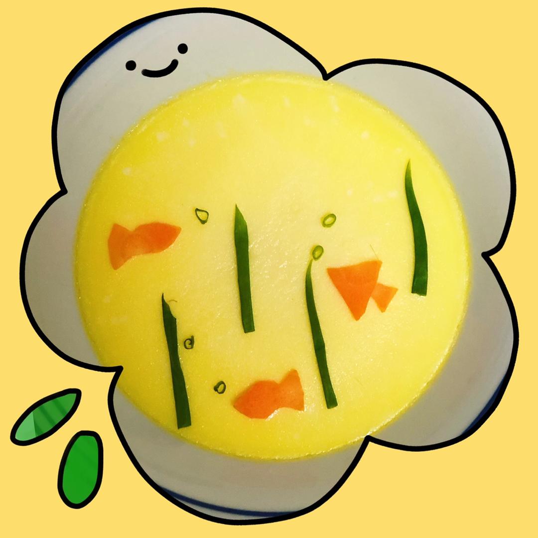 蜜糖甜甜圈做的营养又高颜值的卡通蒸蛋