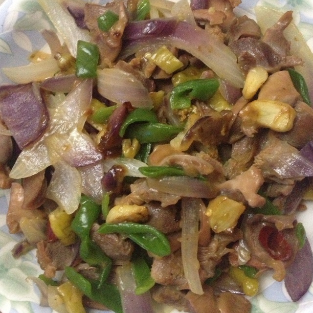 脆辣鸡胗