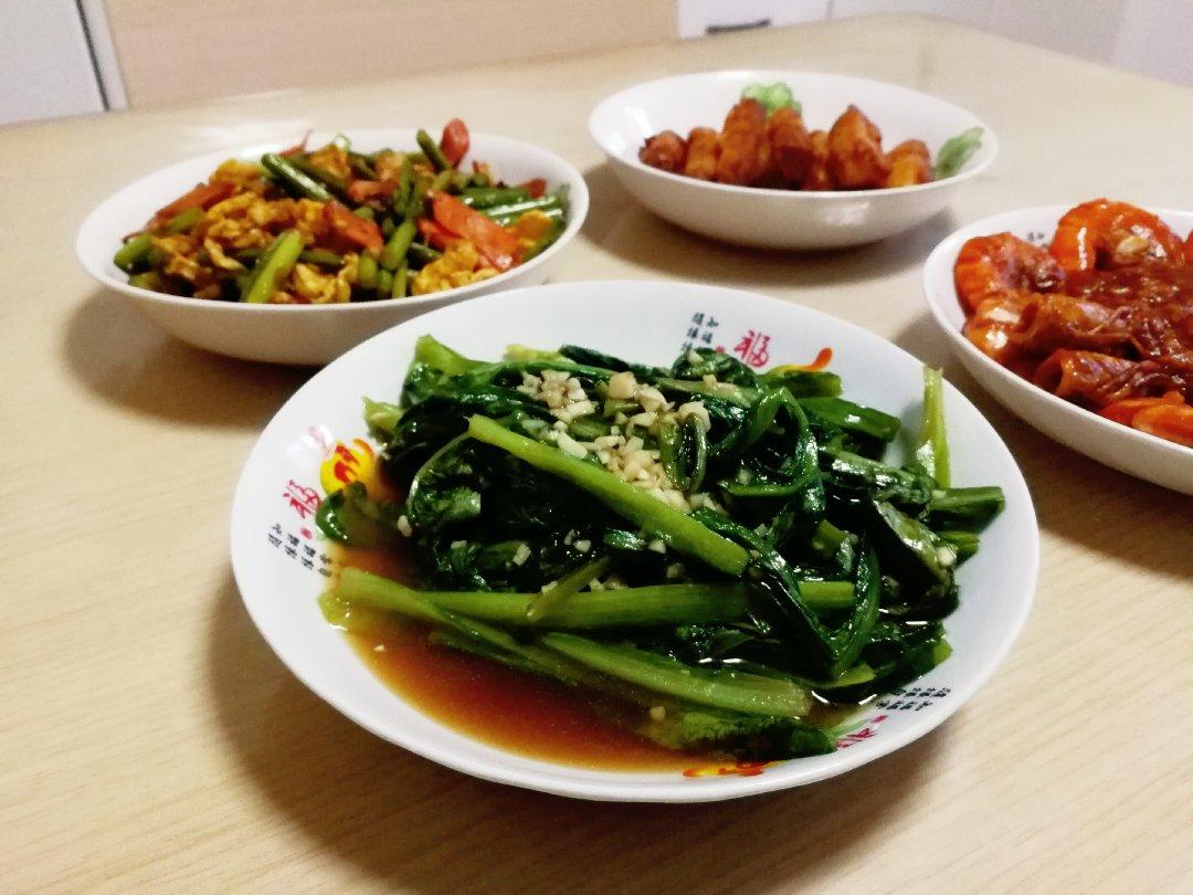 蒜蓉油麦菜（蚝油）