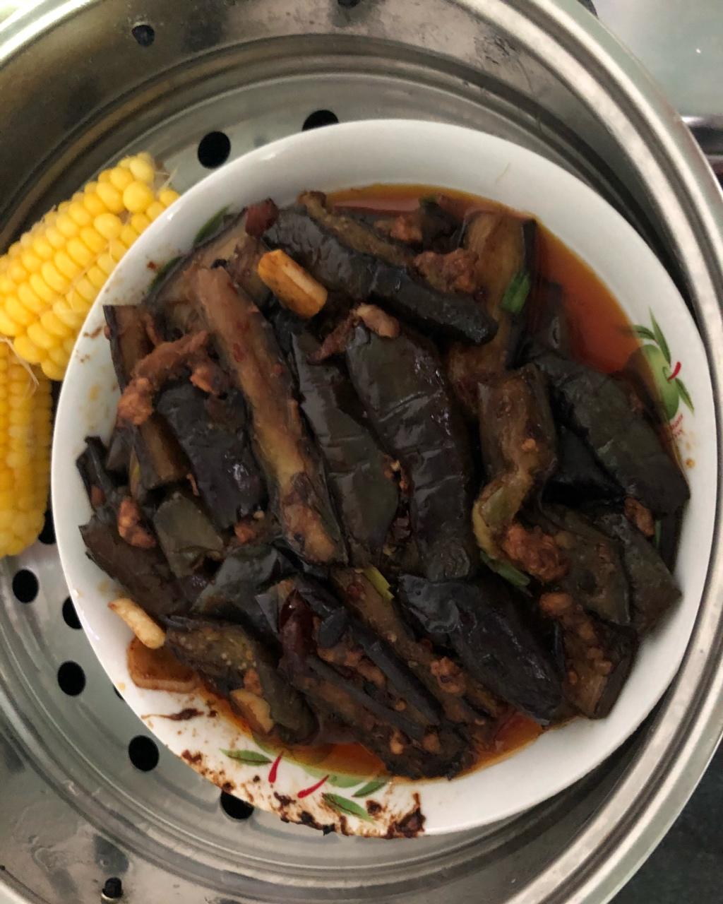 红烧肉沫茄子