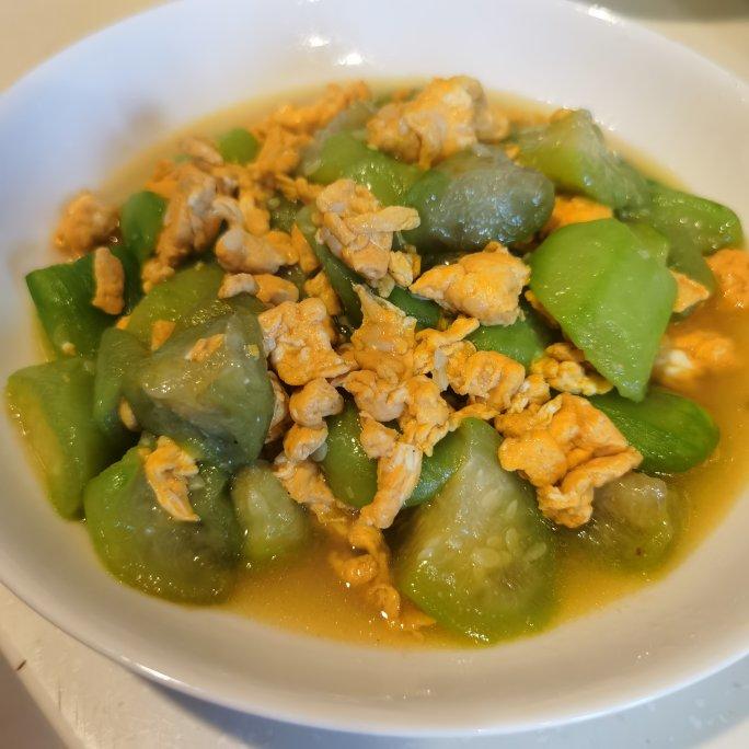 丝瓜炒蛋