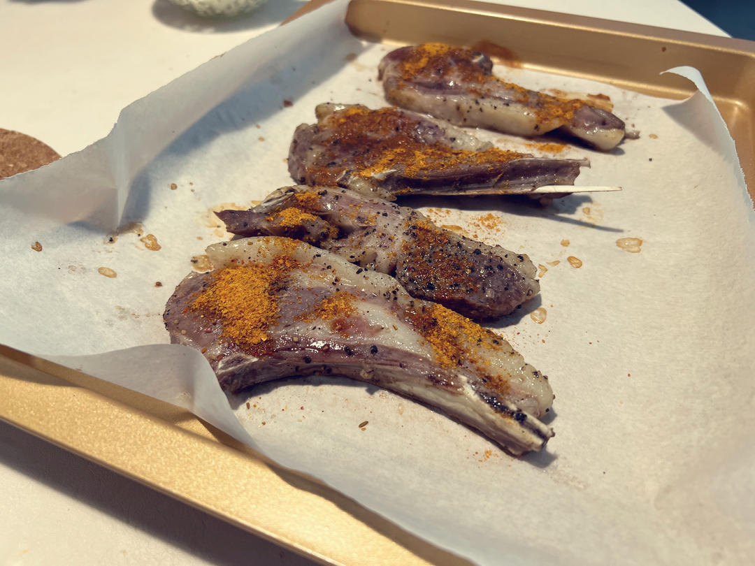 烤箱版烤小羊排