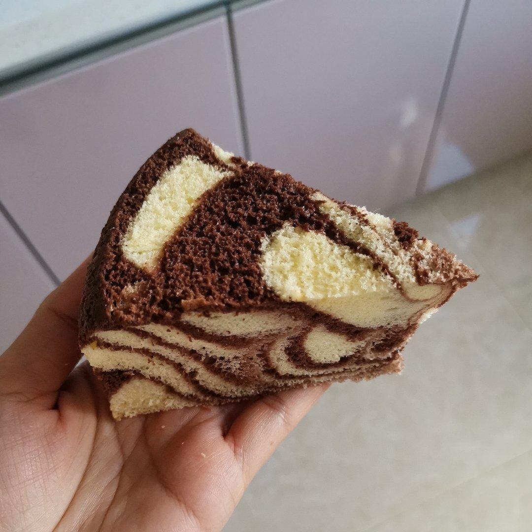 斑马纹戚风蛋糕