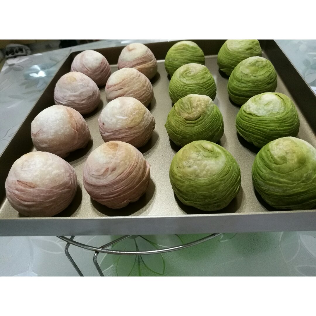紫薯酥&抹茶酥