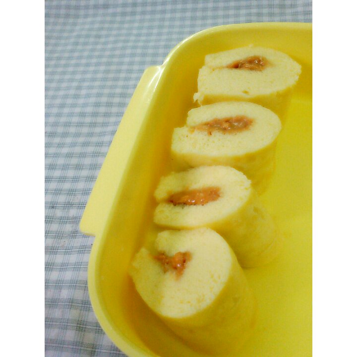 不用烤箱做烘焙【微波炉蛋糕卷】