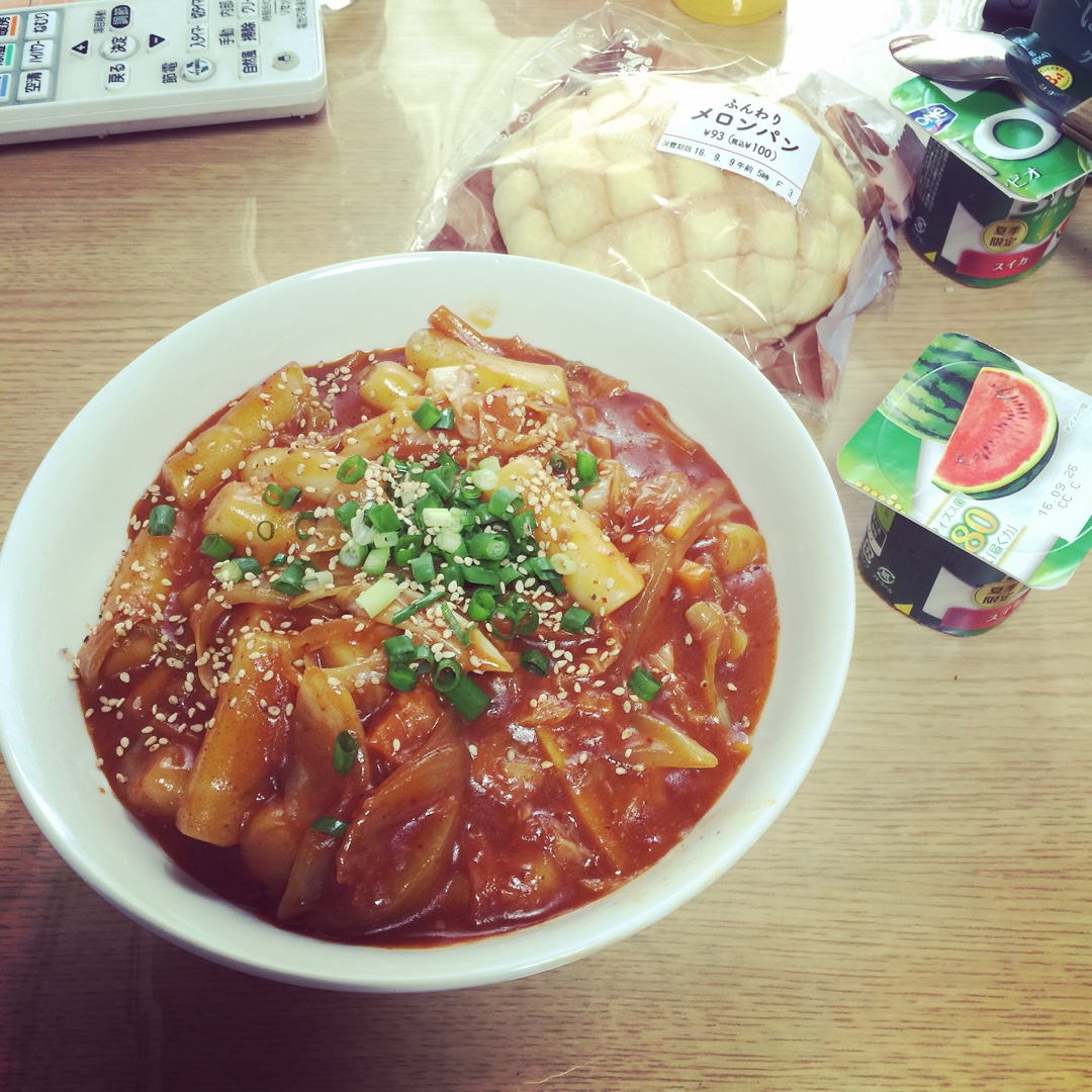 韩式辣炒年糕（or网红芝士套路之芝心年糕）