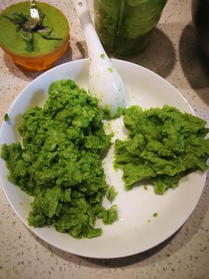 绿油油的奶香豌豆糕🌱（少糖少油版）的做法 步骤3