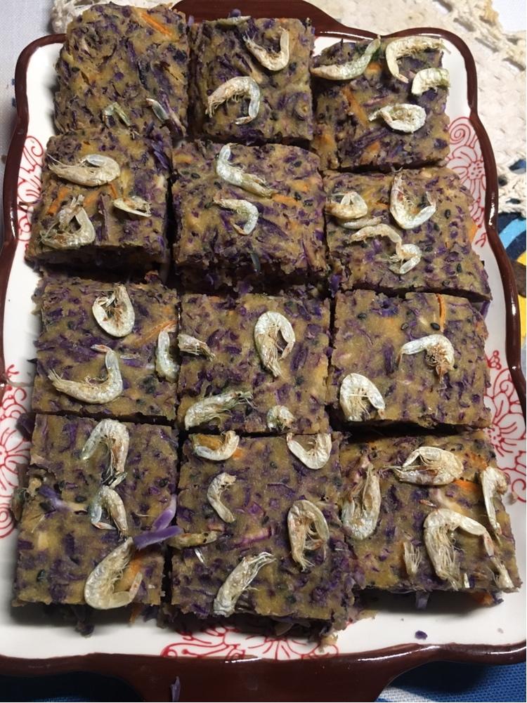 减脂饱腹又营养：紫甘蓝玉米饼（烤箱版）