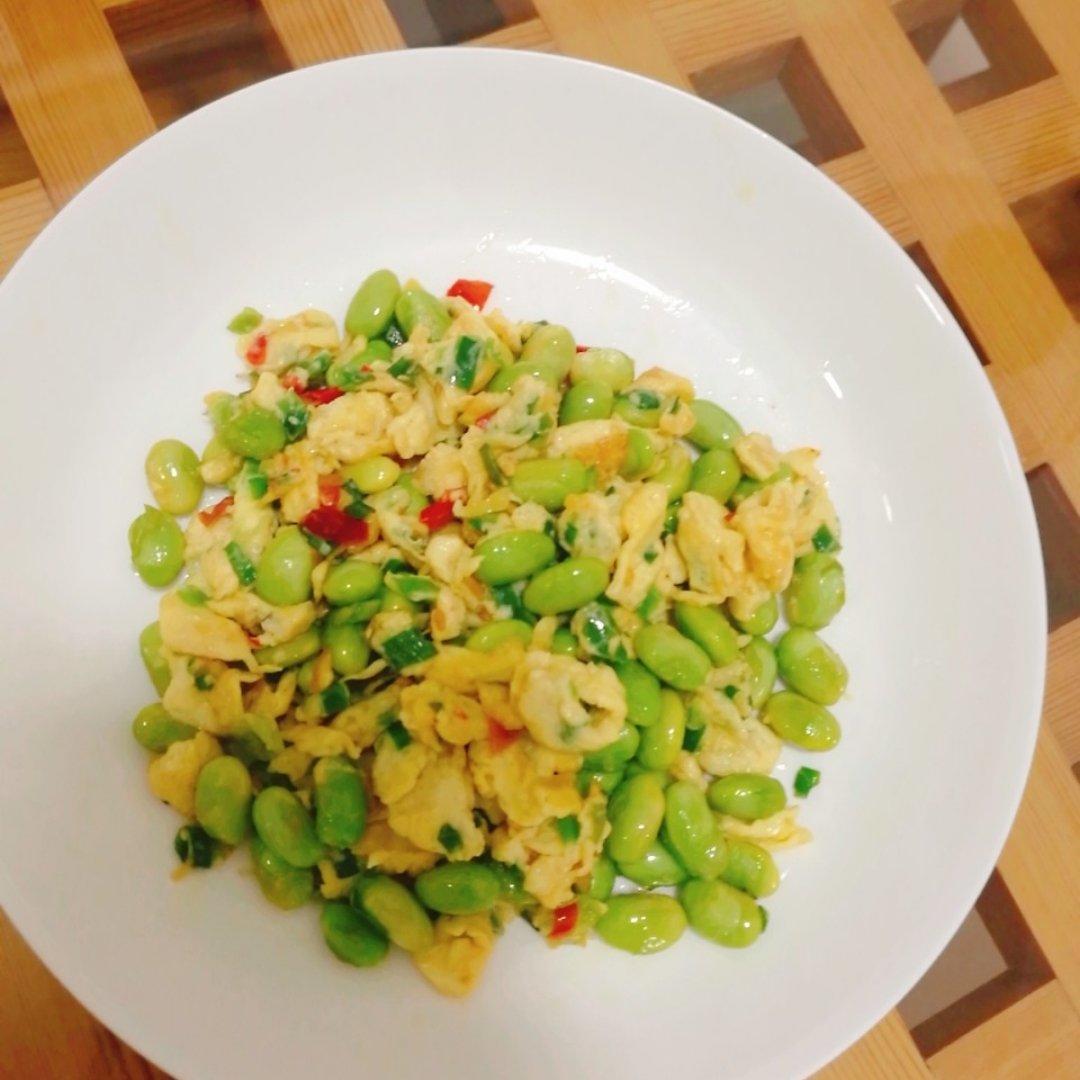 豌豆炒鸡蛋