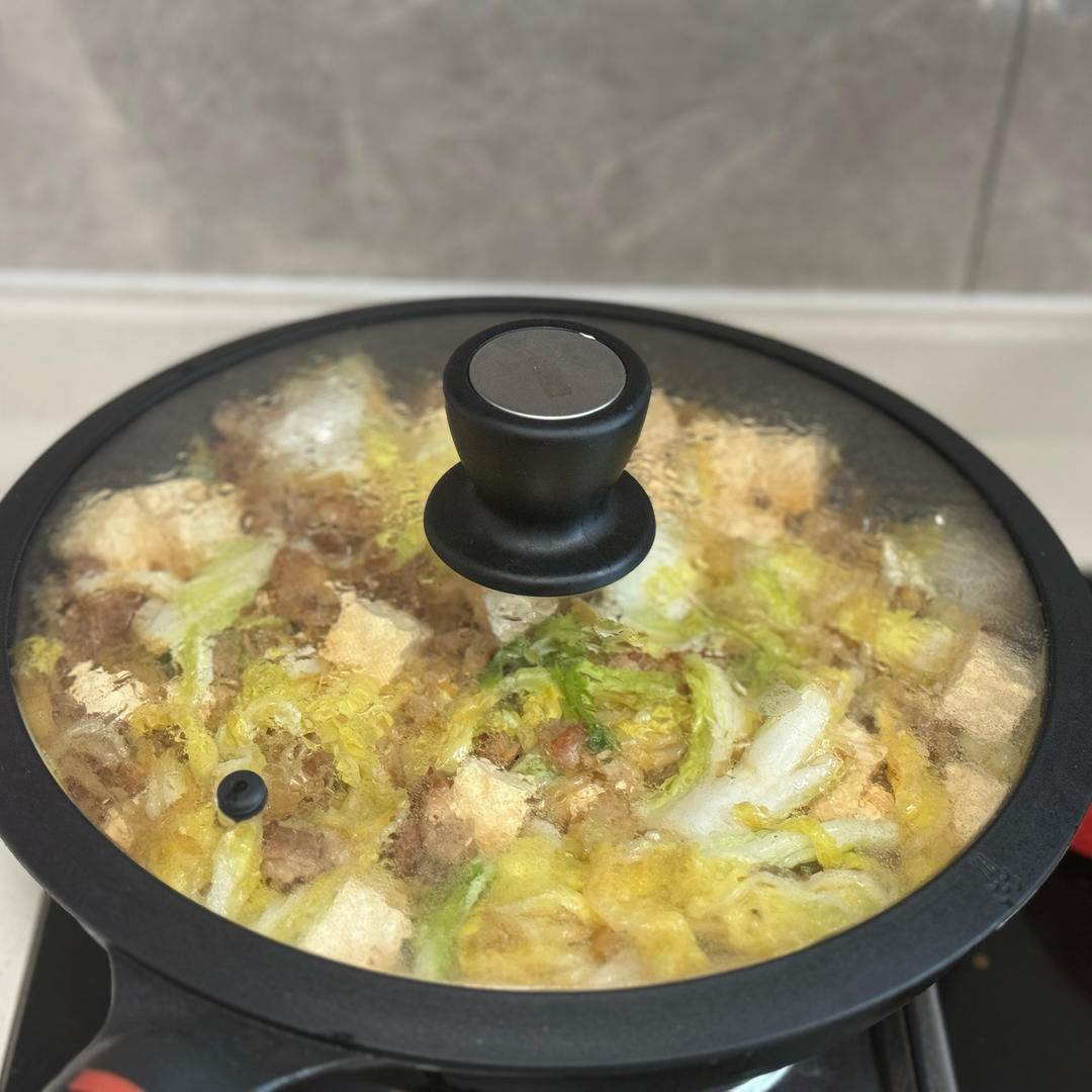 冬季最爱的家常菜！大白菜炖大豆腐或干豆腐
