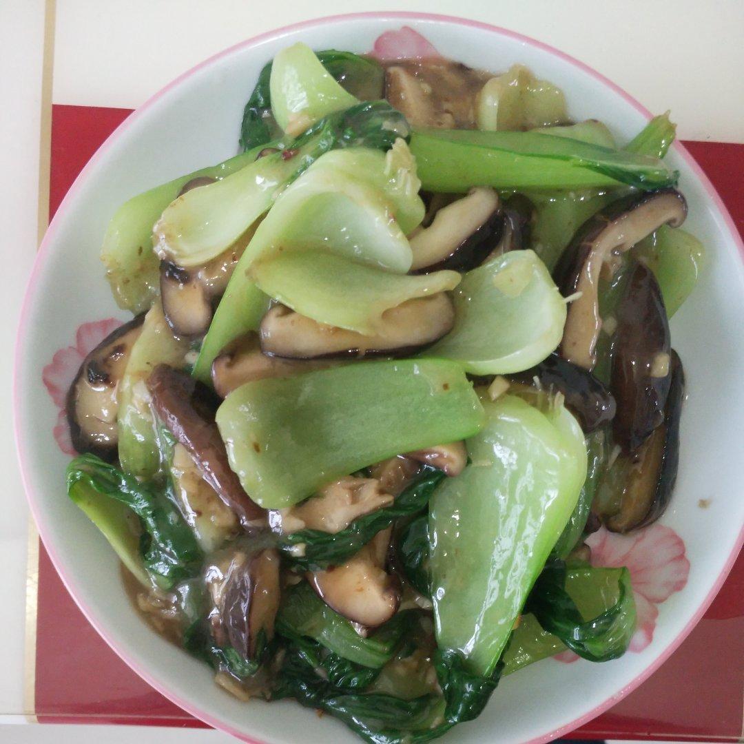 蚝油香菇油菜