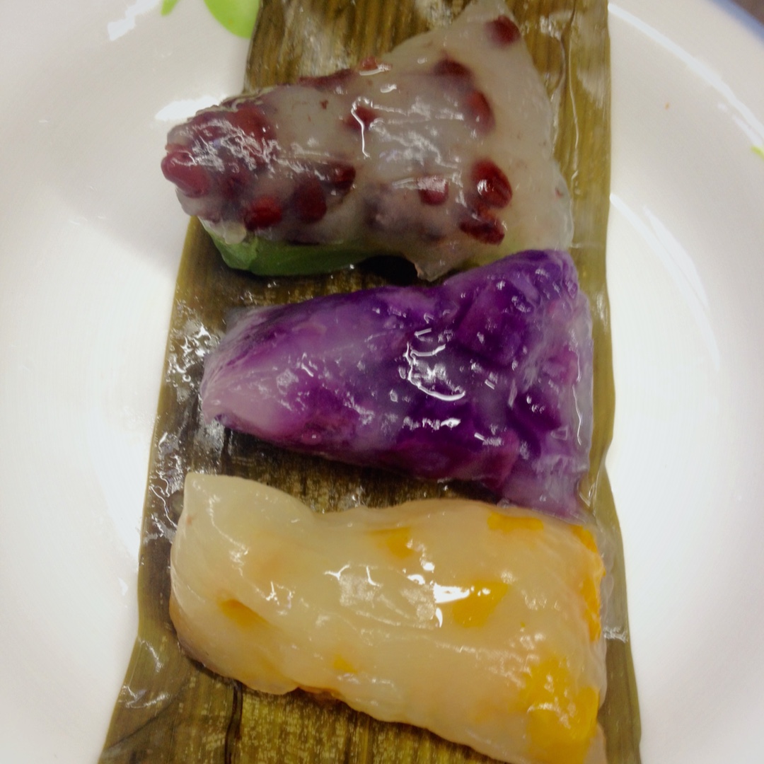 风华的厨房做的紫薯水晶粽