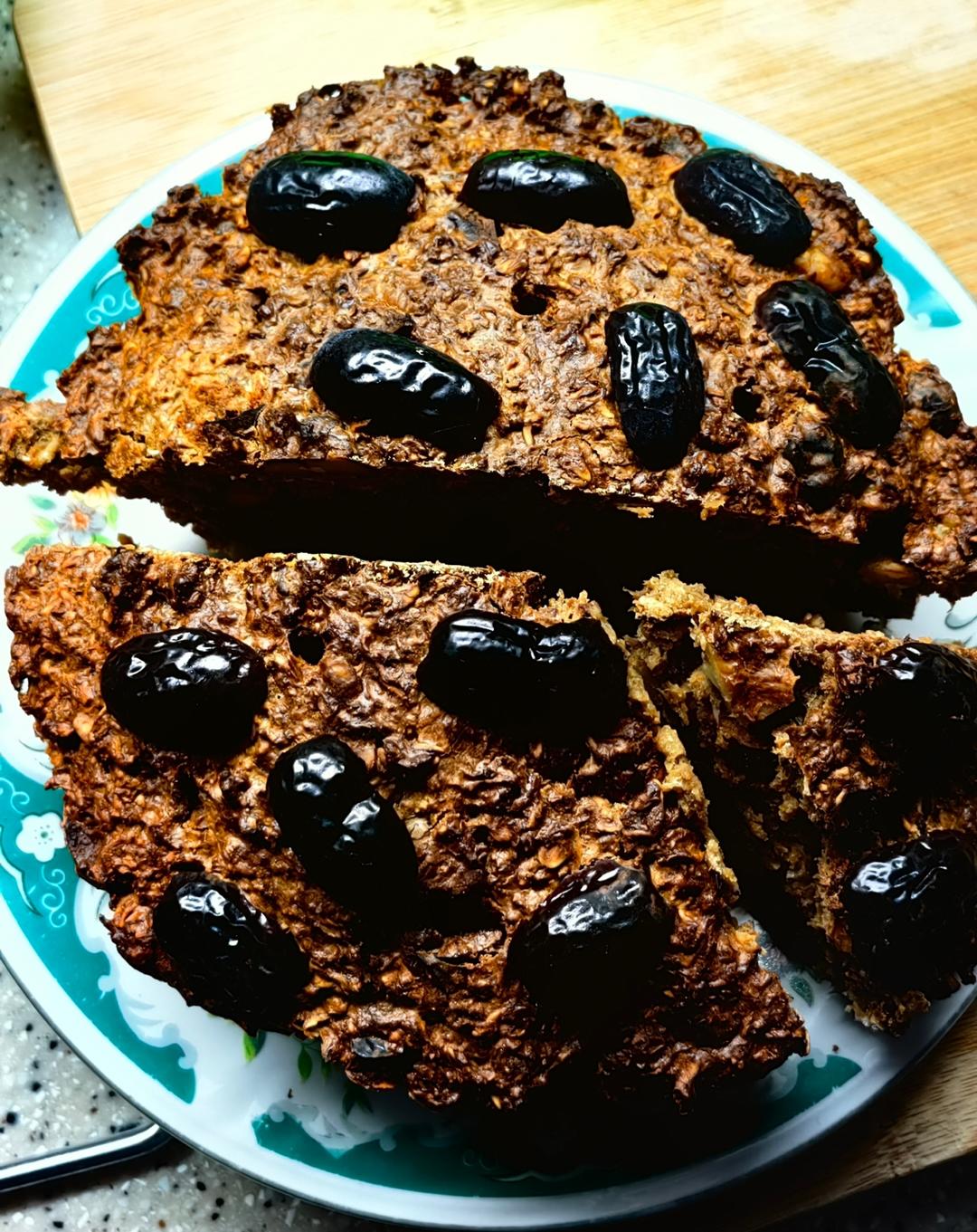 不长胖   又抗饿                        e 红枣核桃燕麦蛋糕