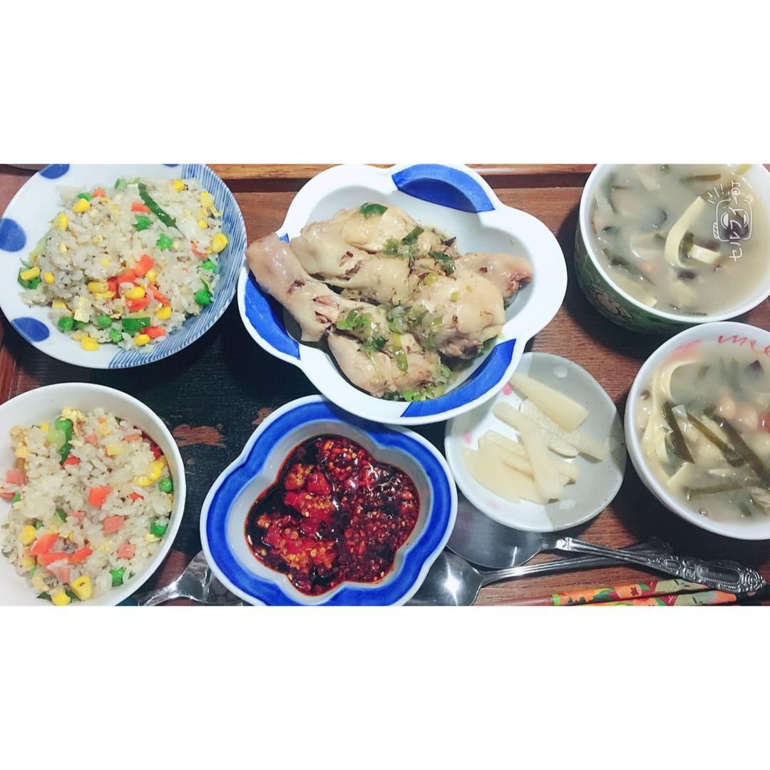 葱油鸡腿