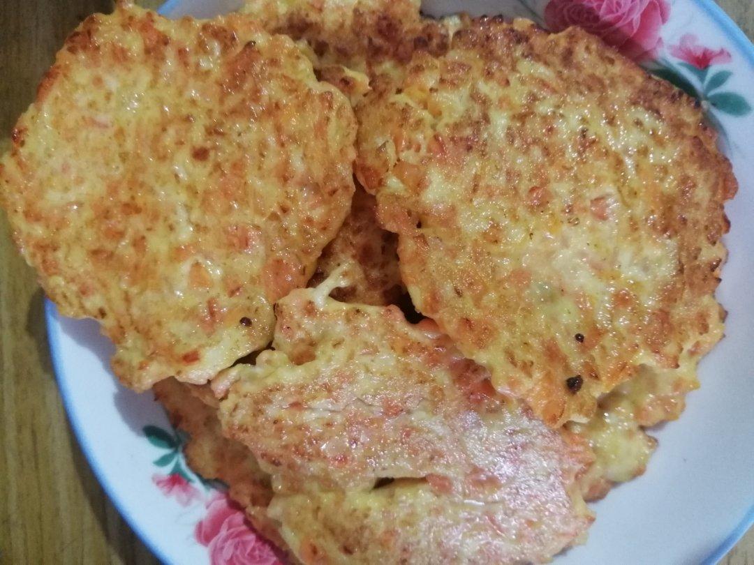 鸡胸肉兰花萝卜饼