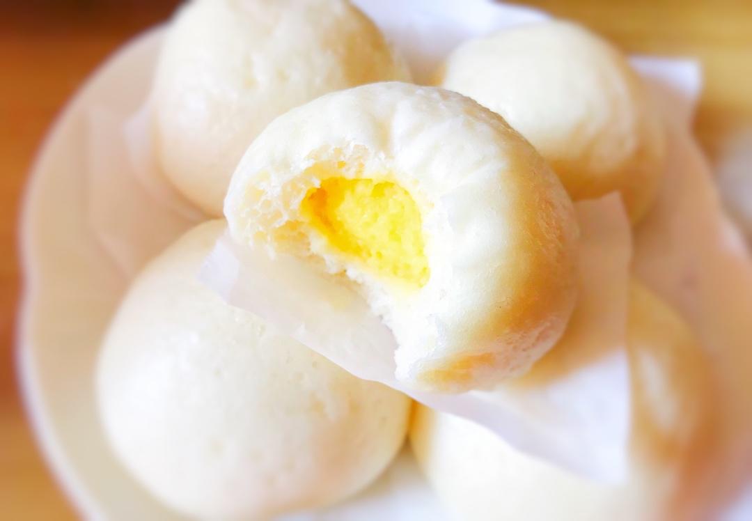 奶黄包（自制奶黄馅）
