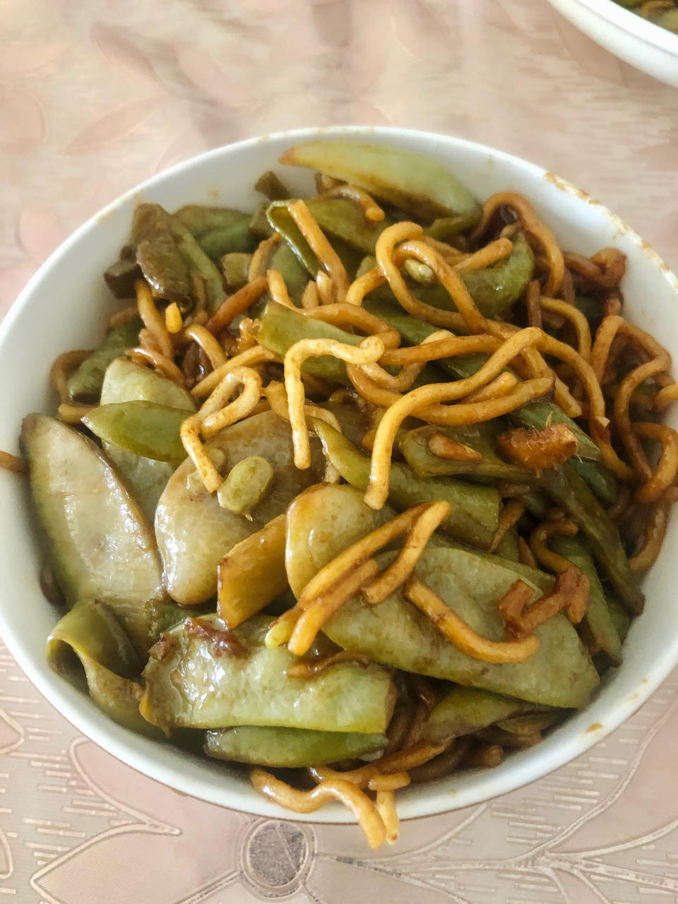 地道老北京扁豆焖面 豆角焖面 太好吃小心吃撑哦