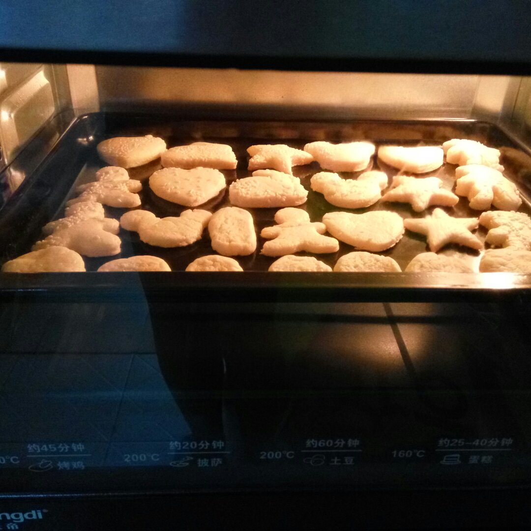 卡通黄油饼干