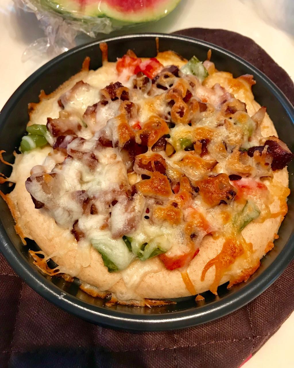 自制厚底披萨面饼