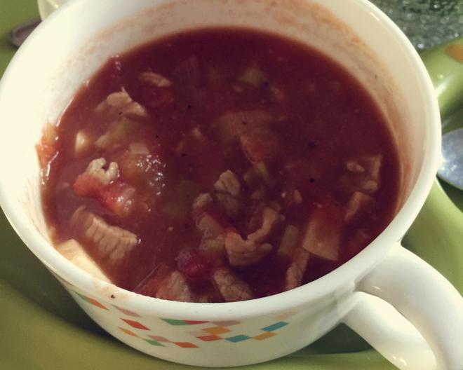 番茄牛里脊浓汤的做法