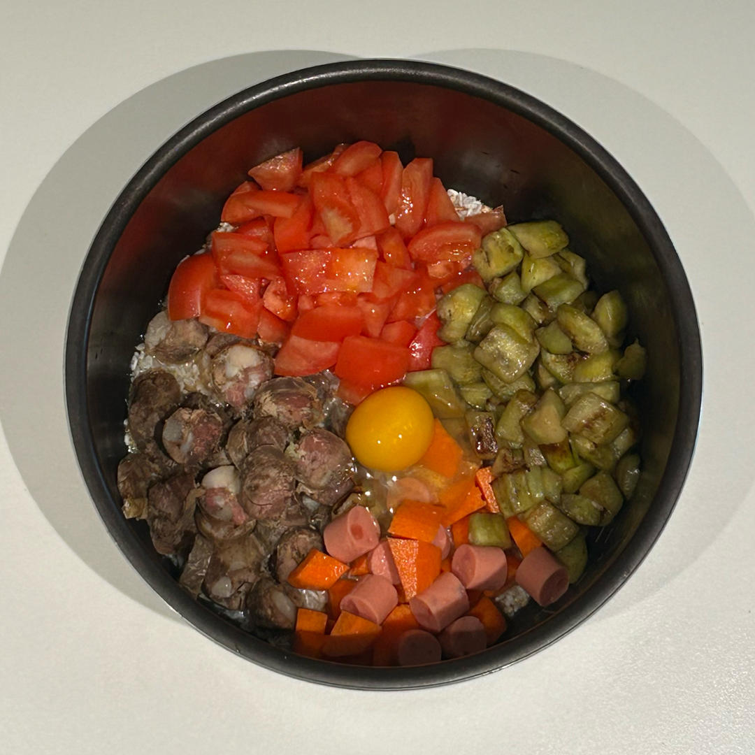 电饭锅腊肠焖饭