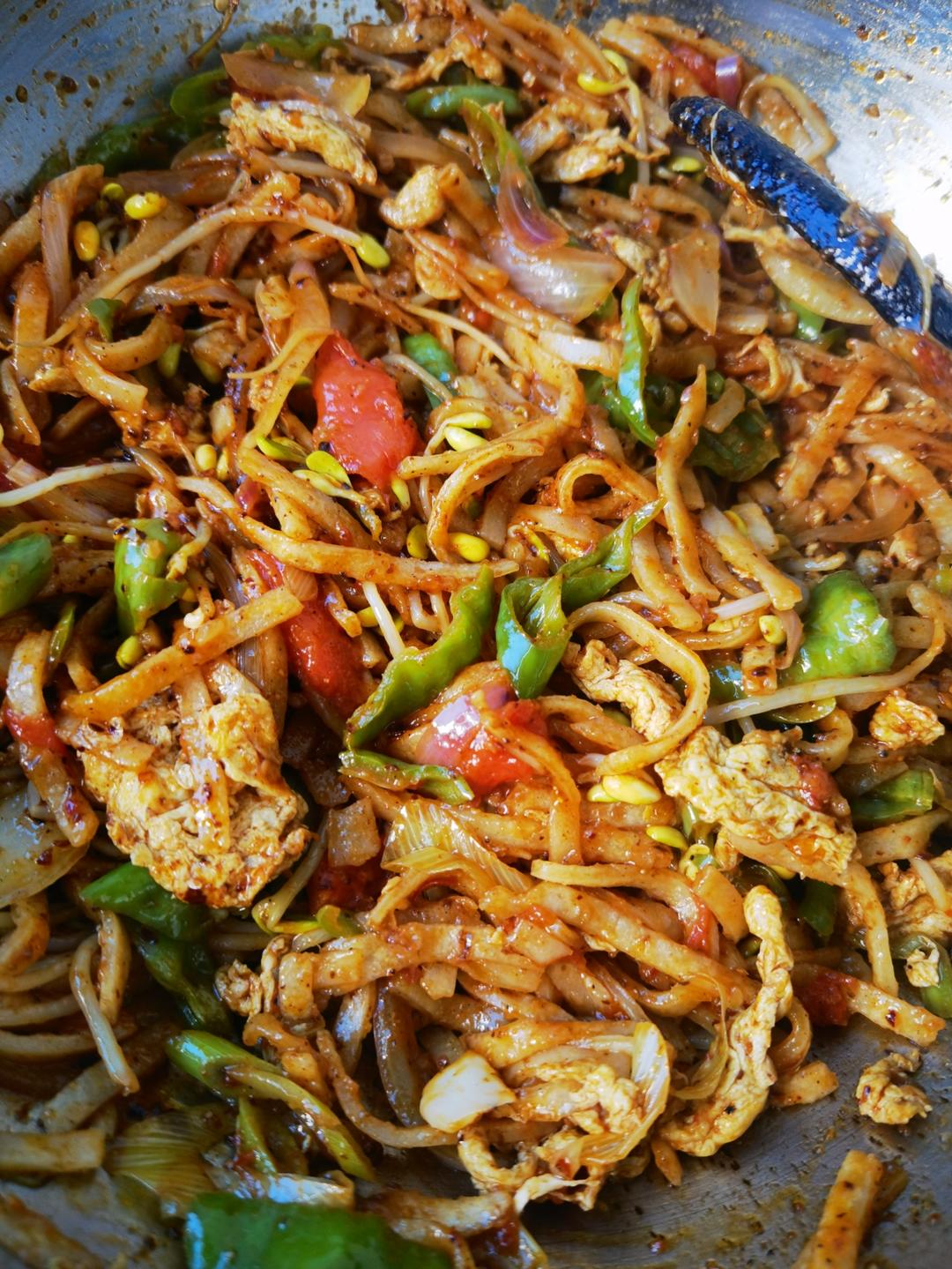 陕西私房炒饼[内附饼丝做法]