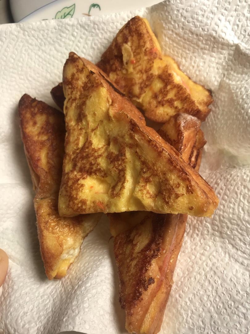 十分钟快手早餐【港式火腿西多士】