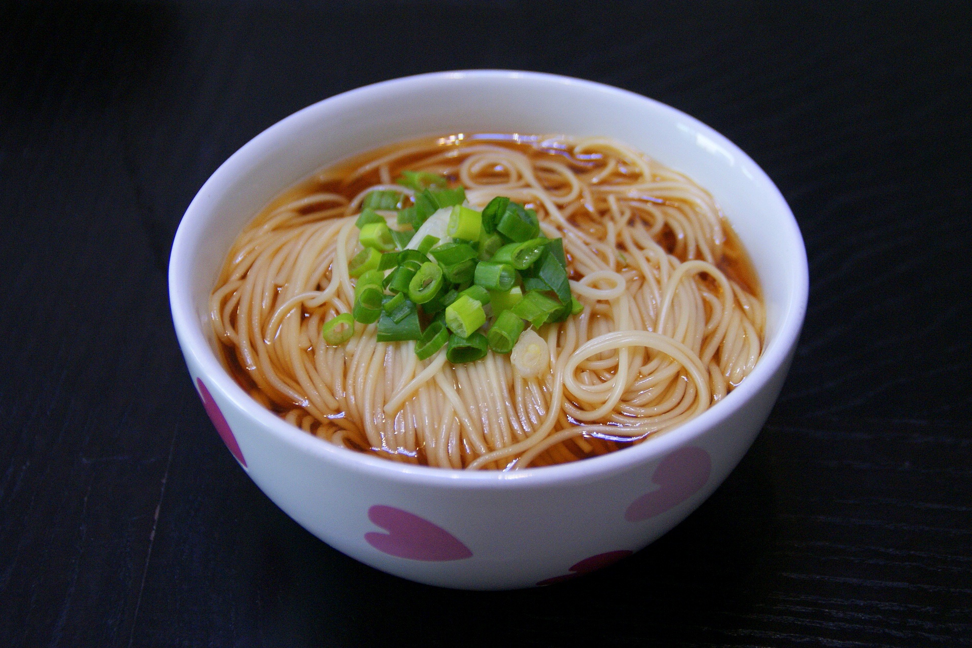 小葱麻油酱油面